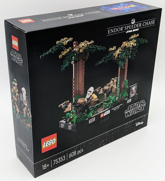 LEGO® Star Wars Verfolgungsjagd auf Endor™ – Diorama